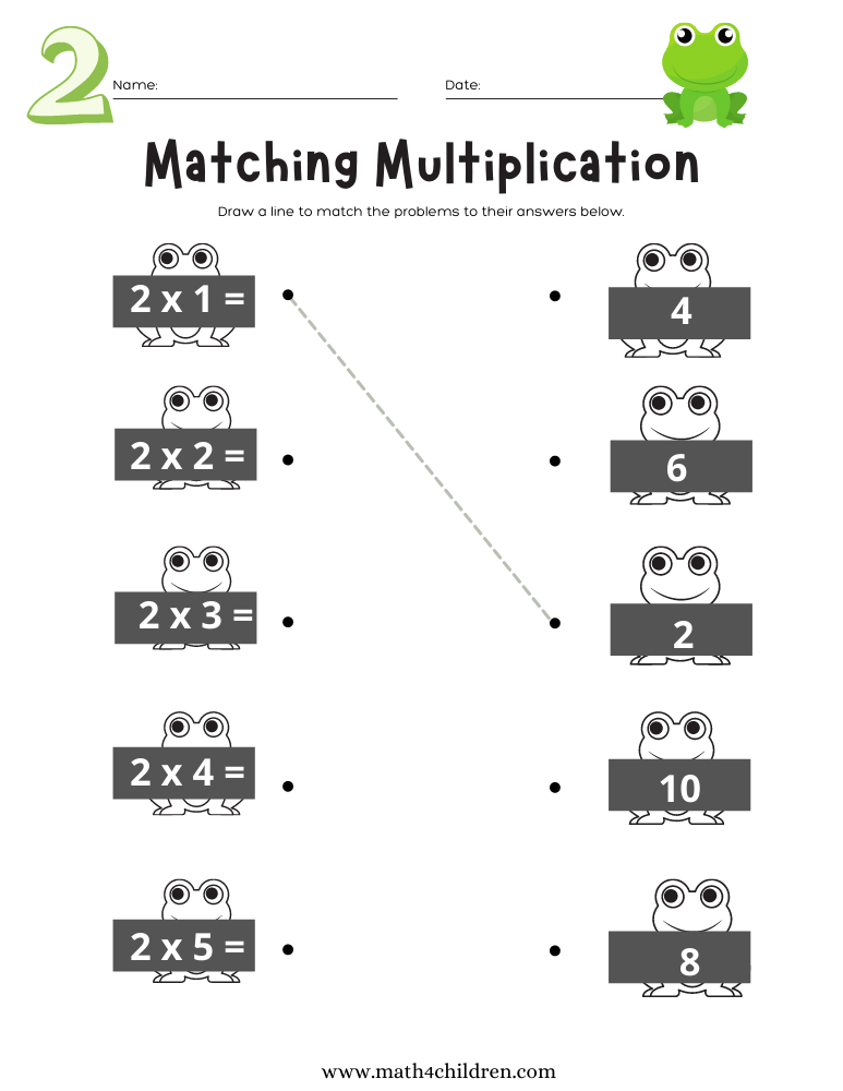 Multiply by two free test sheets download